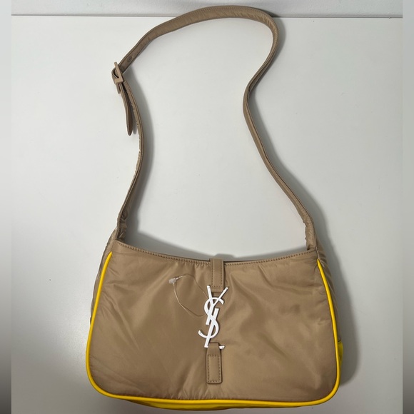 Saint Laurent YSL 5 À 7 Econyl Hobo Shoulder Crossbody Bag Purse - Picture 7 of 16